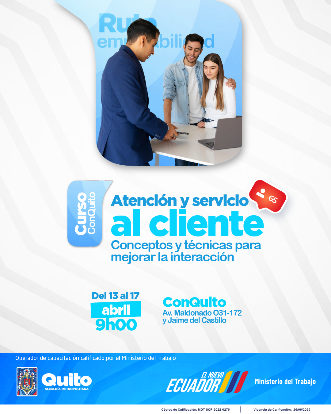 Atención y servicio al cliente