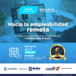 Hacia la empleabilidad remota: Estrategias, plataformas y habilidades blandas para el éxito (MDT)