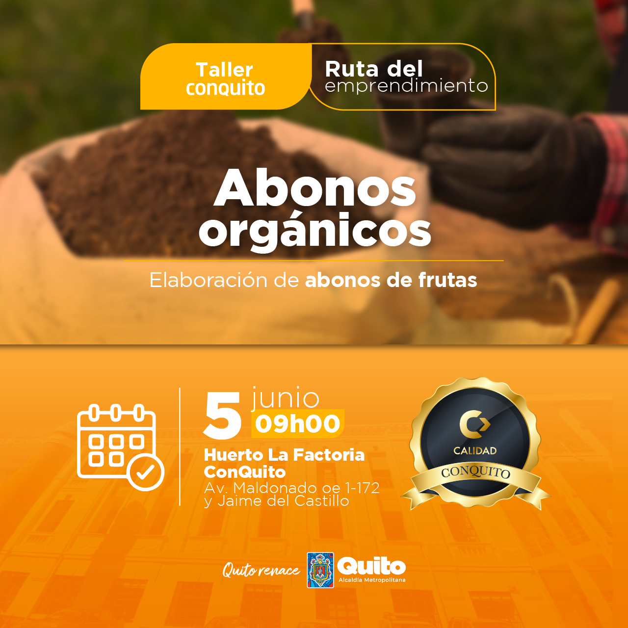 Elaboración de abonos orgánicos de frutas
