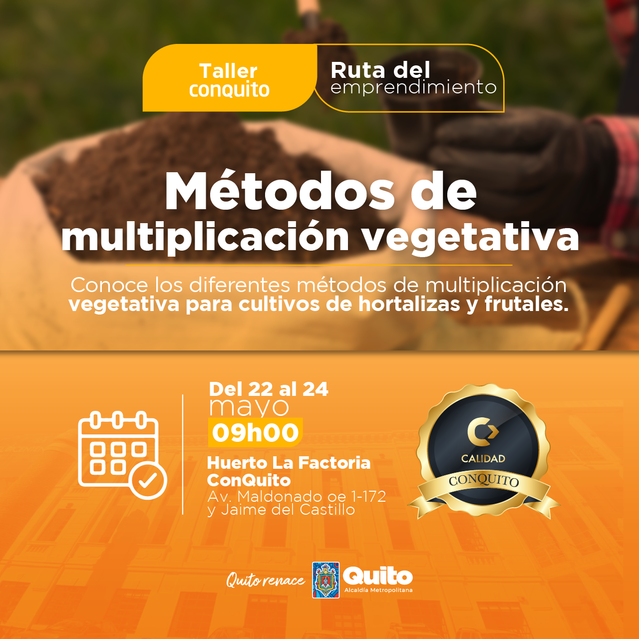 Métodos de multiplicación vegetativa.