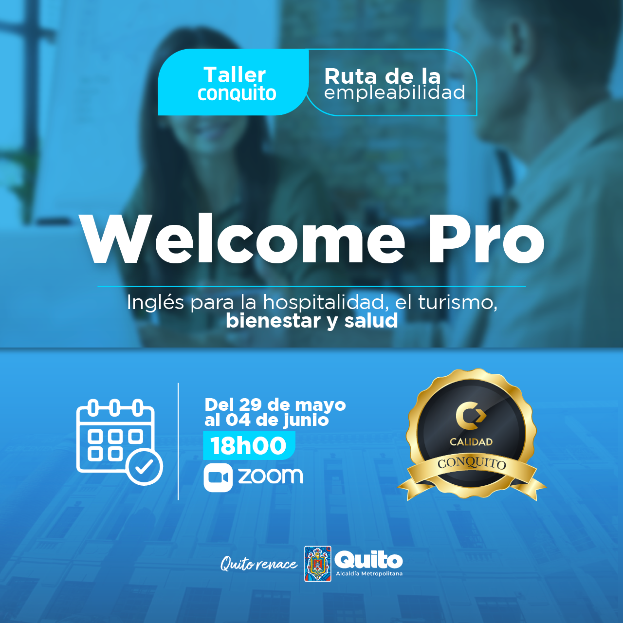 Welcome Pro: Inglés para la hospitalidad, el turismo, bienestar y salud