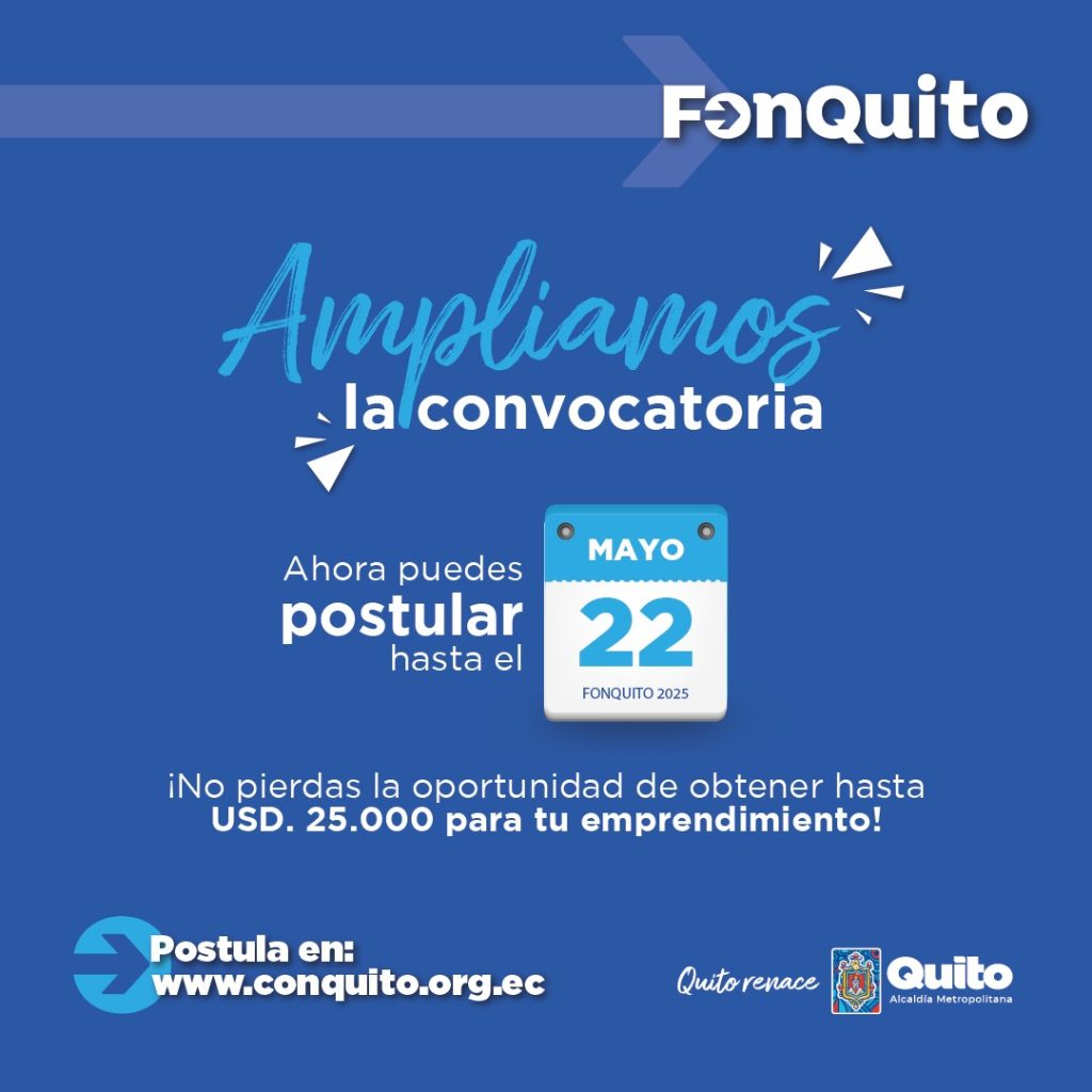 Ampliación convocatoria fonquito