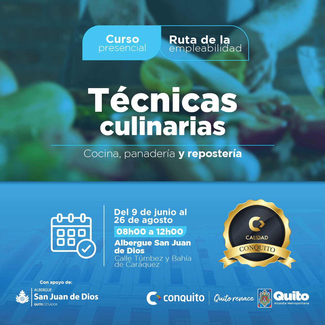 Técnicas culinarias: cocina, panadería y repostería