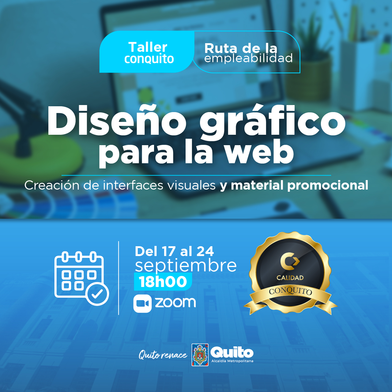 Diseño gráfico para la web: creación de interfaces visuales y material promocional