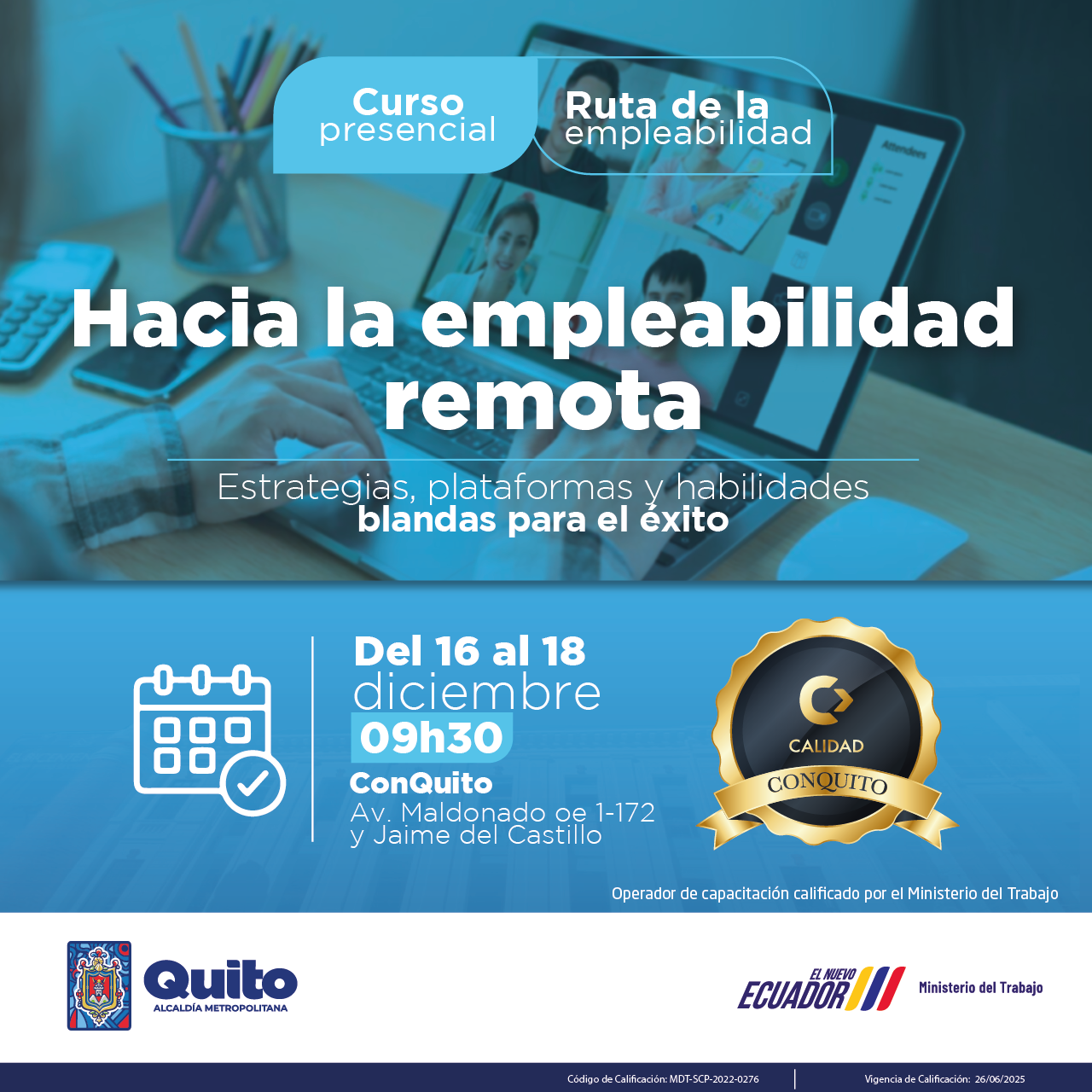 Hacia la empleabilidad remota: Estrategias, plataformas y habilidades blandas para el éxito (MDT)