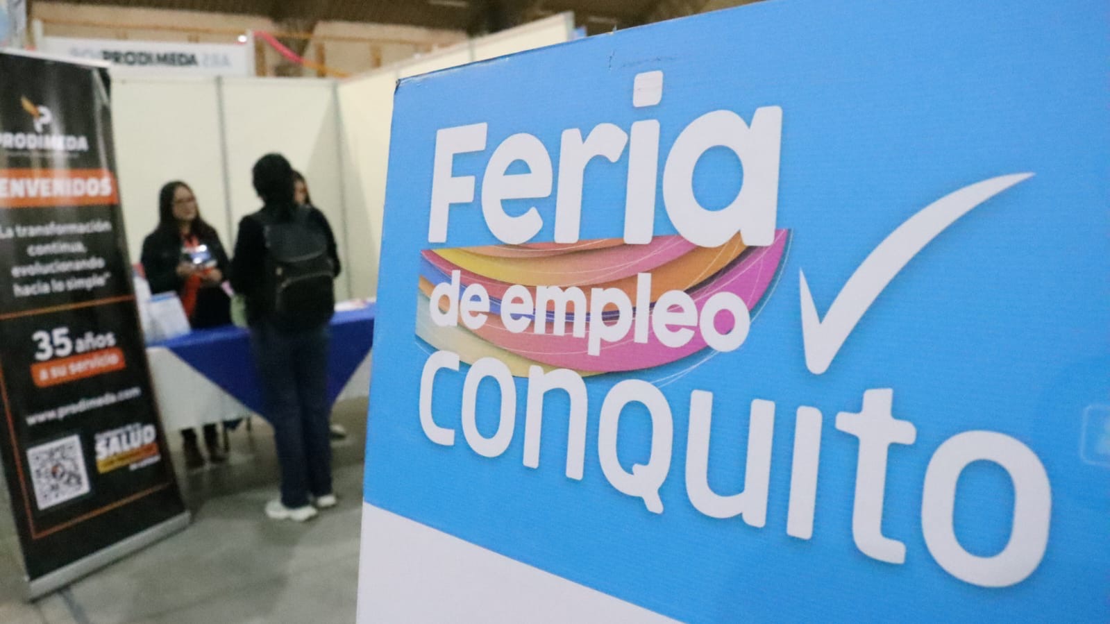 La feria de empleo ConQuito refleja la confianza de empresas y buscadores de empleo