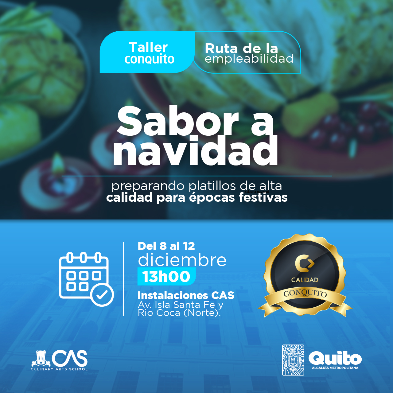 Sabor a navidad: preparando platillos de alta calidad para épocas festivas