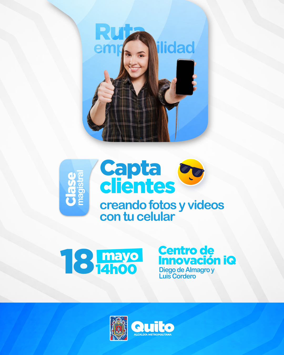 Capta clientes creando fotos y videos con tu celular