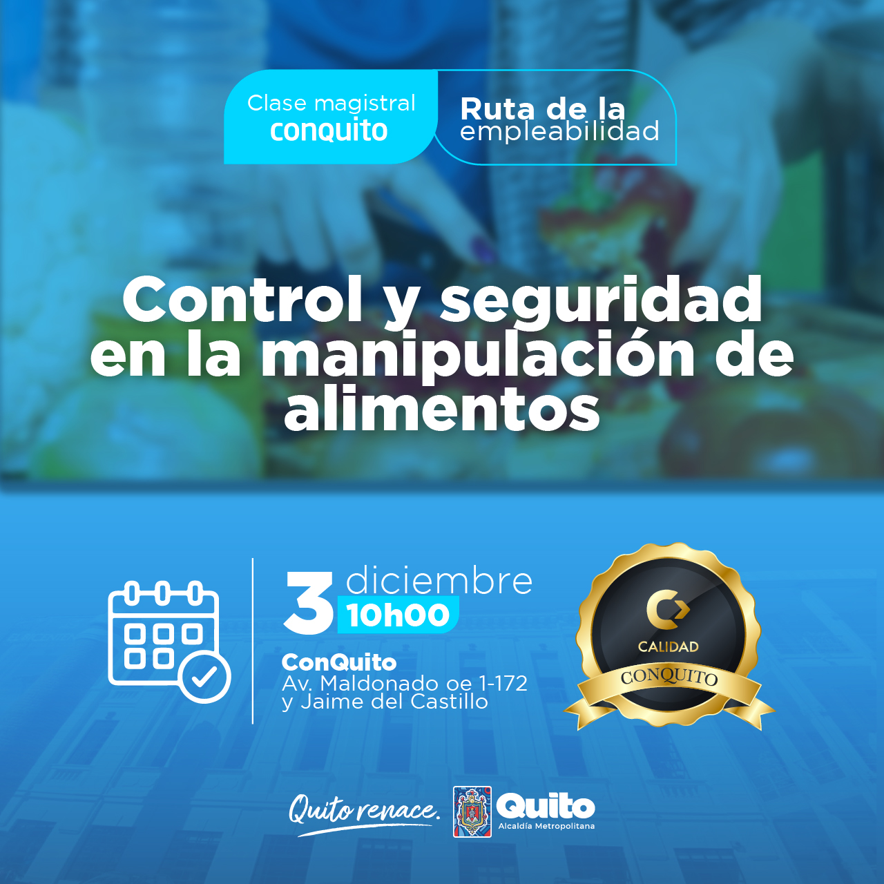 Control y seguridad en la manipulación de alimentos