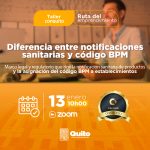 Diferencia entre notificaciones sanitarias y código BPM