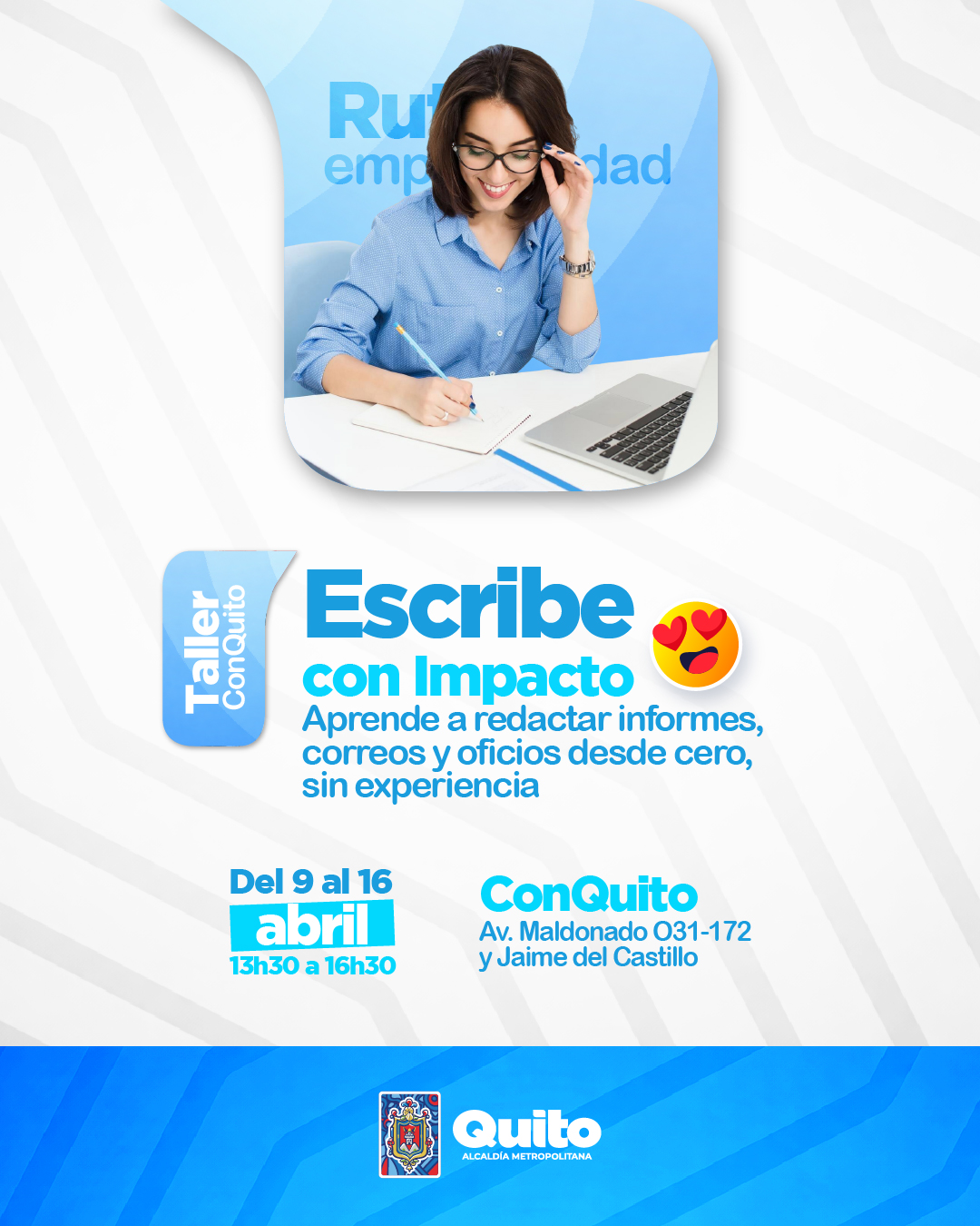 Aprende a redactar informes, correos y oficios desde cero, sin experiencia