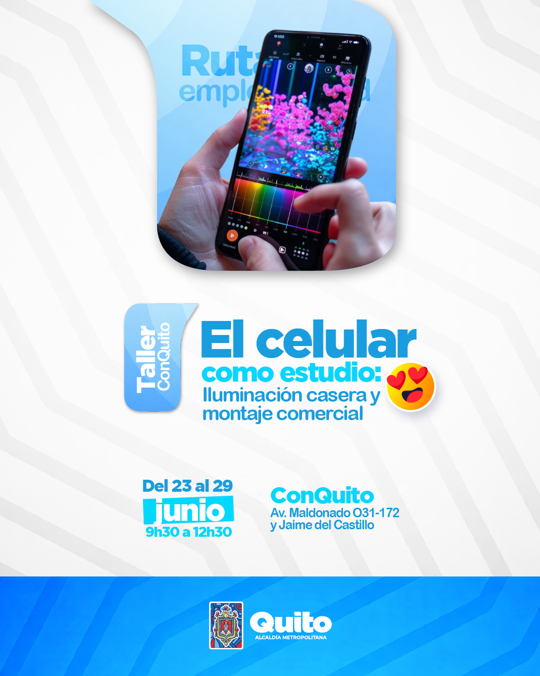 El celular como estudio: Iluminación casera y montaje comercial