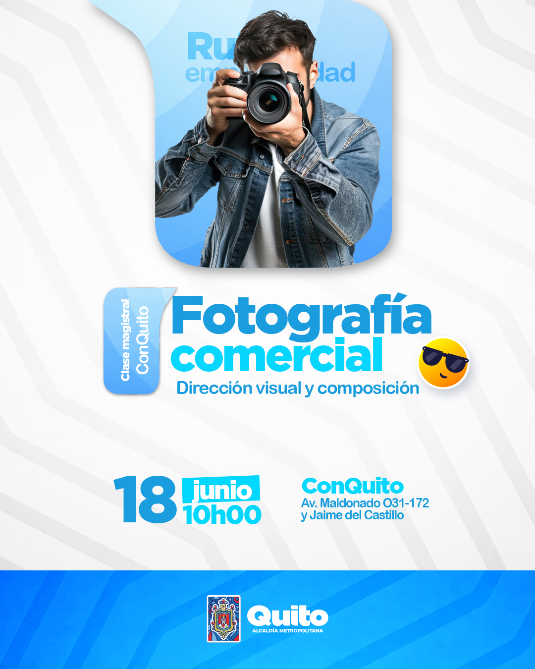 Dirección visual y composición para fotografía comercial