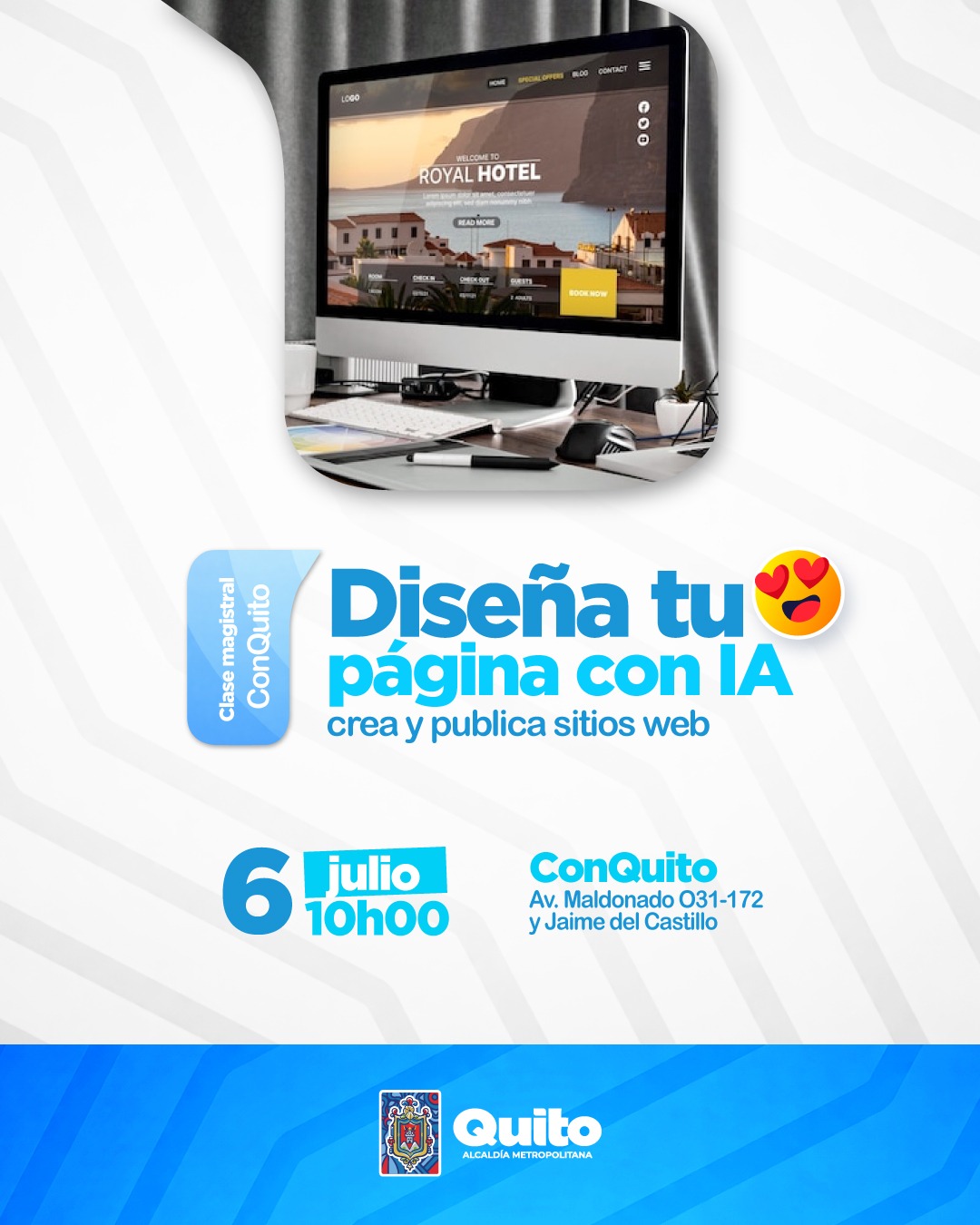 Diseña tu página con IA: crea y publica sitios web