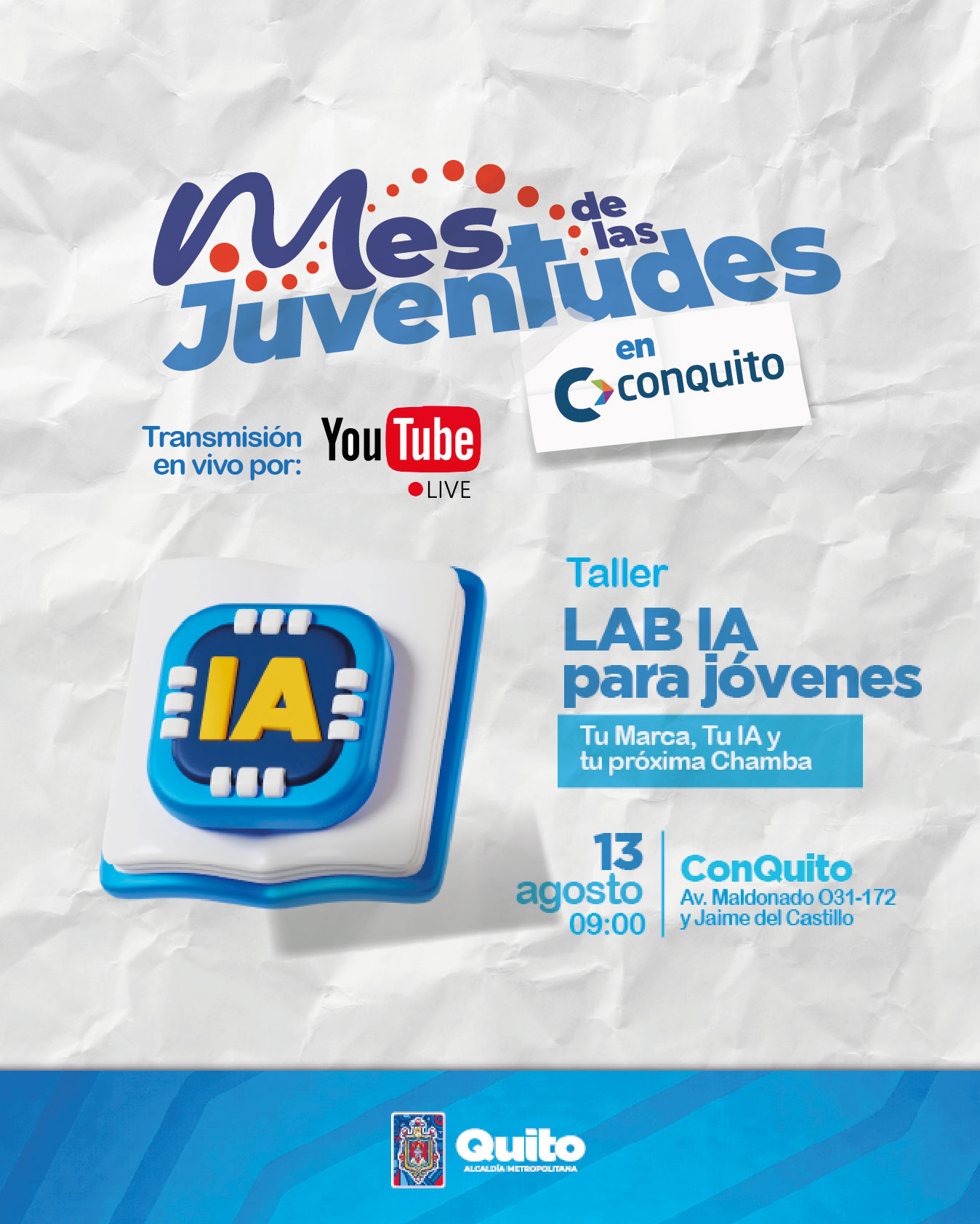 LAB IA para jóvenes Tu Marca, Tu IA y tu próxima Chamba