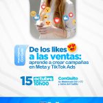 De los likes a las ventas: aprende a crear campañas en Meta y TikTok Ads